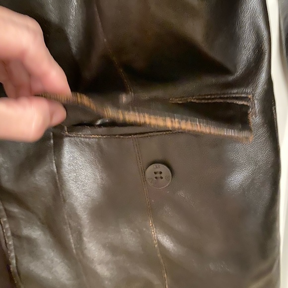 RVT Stressed Black Faux Leather Jacket - Picture 8 of 11